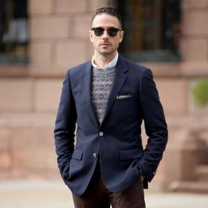 RARE! H&M Fair isle crew neck sweater Sz L